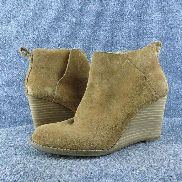 Lucky Brand‎ Women's Yezzah Ankle Boots Brown Sie Size 8.5M Gently Used 2025 - Picture 1 of 7
